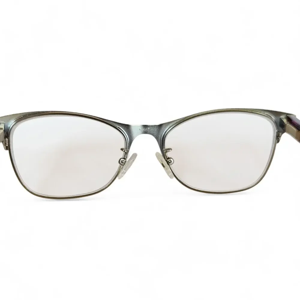 Coach Eyeglass Frames Only HC 5074 9241 Satin Purple Gold Purple Confetti 52-17